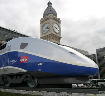 Un TGV en la Estación parisina de Gare de Lyon