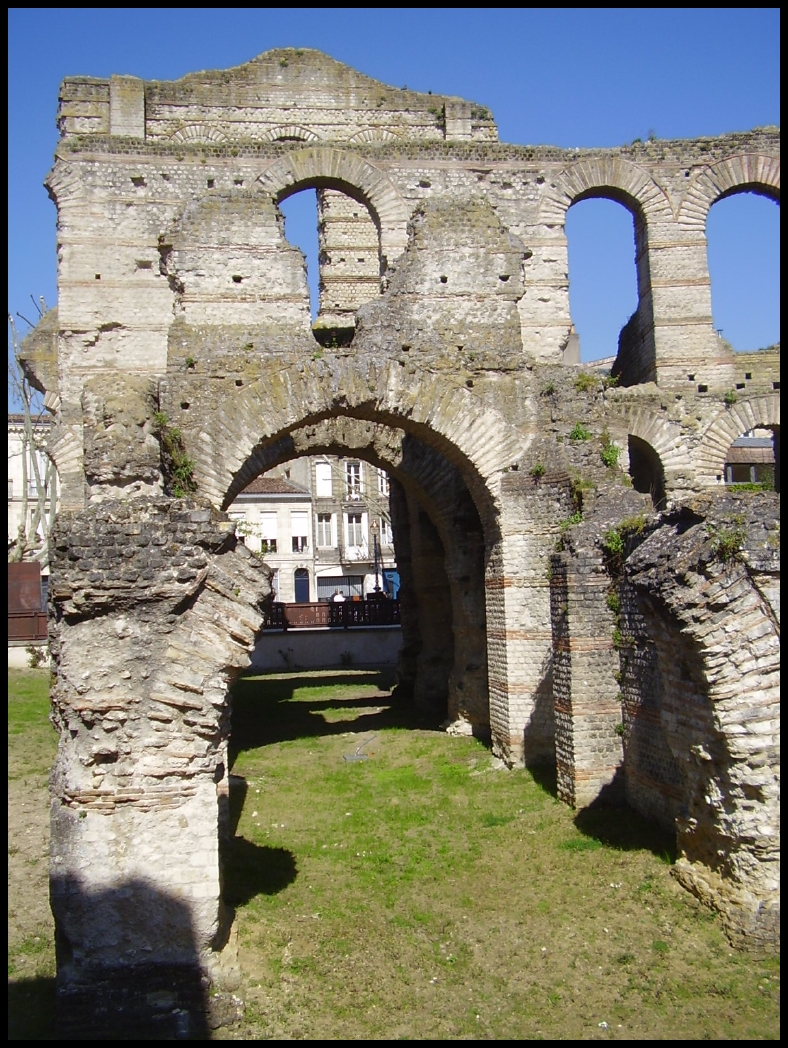Restos de la romana Burdigala. El pasado romano, a pesar de los siglos aún es visible