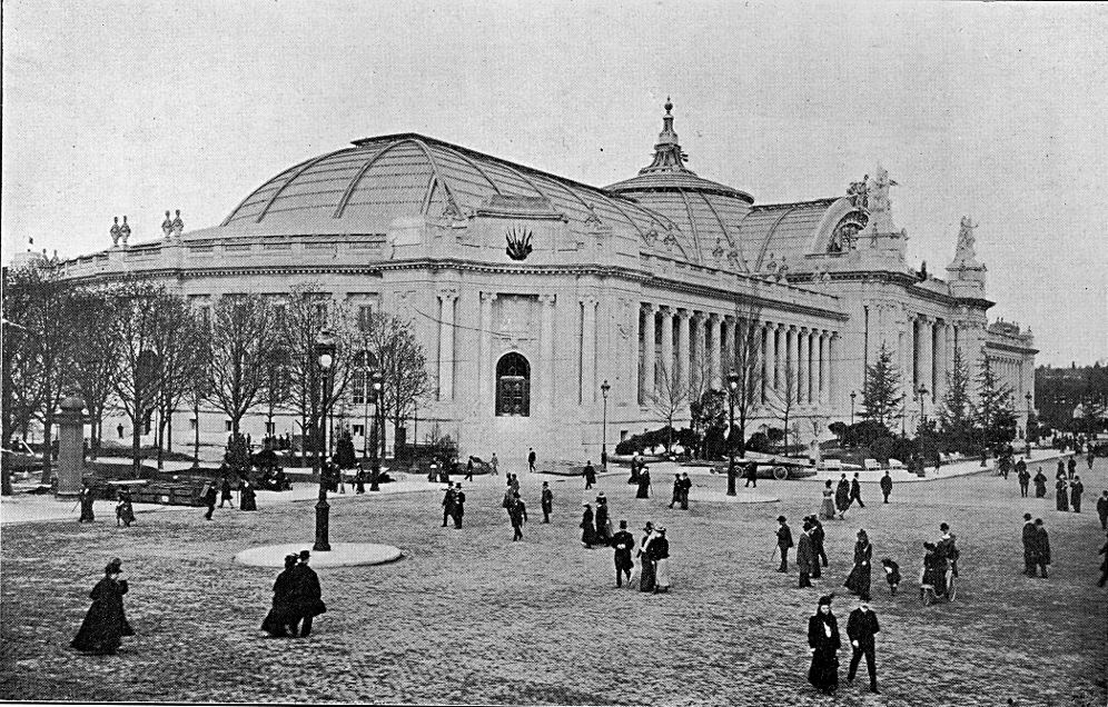El Grand Palais recien inaugurado, el siglo XIX está a punto de comenzar.