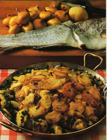 Tan lejos del mar y, sin embargo, el bacalao a la lionesa es una de las especialidades de la ciudad.