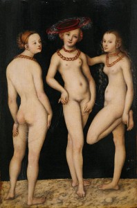 El Louvre pide dinero para comprar las Tres Gracias de Cranach