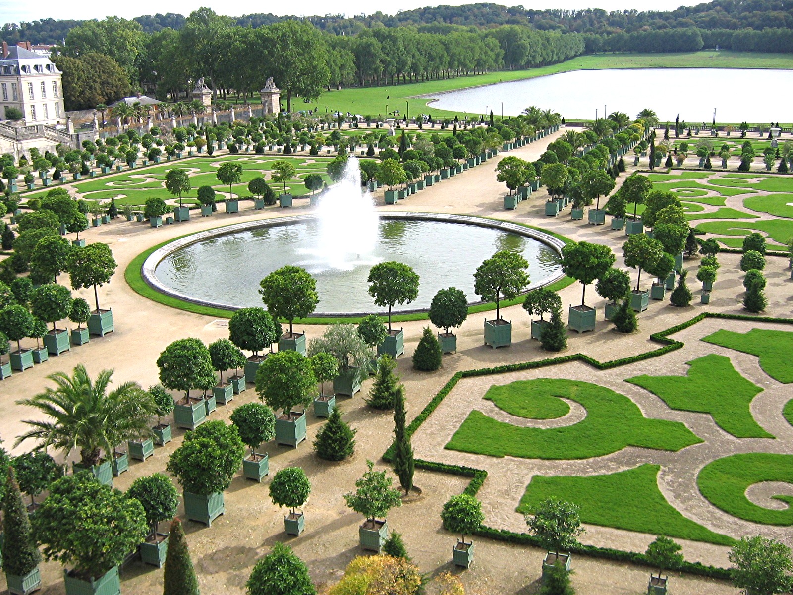 Espacios naturales en el Palacio de Versalles