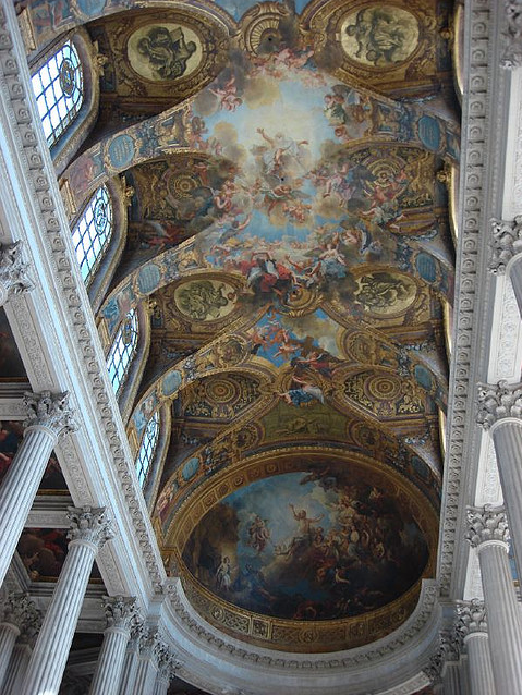 Frescos del interior del Palacio de Versalles
