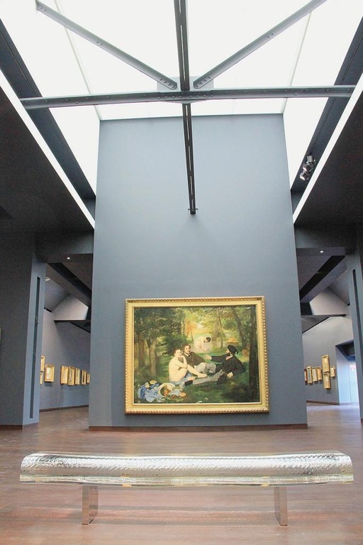 La nueva sala de los impresionistas con un sistema de iluminación que pone de relieve las obras.