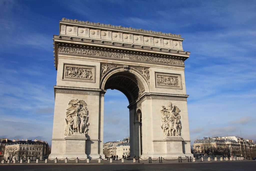 Visita al Arco de Triunfo de París